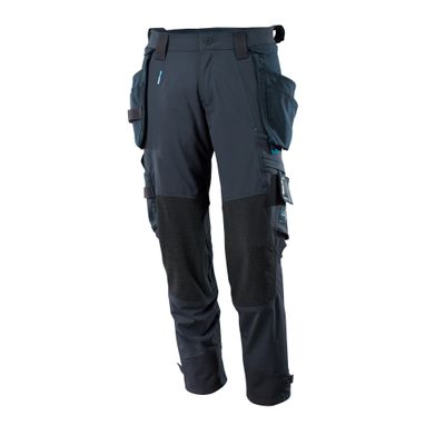 Mascot werkbroek met afneembare spijkerzakken, stretch | 17031-311 | 010-donkermarine Mascot werkbroek met afneembare spijkerzakken, stretch | 17031-311 | 010-donkermarine