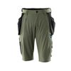 Afbeelding van Shorts, afneembare spijkerzakken,stretch | 17149-311 | 033-mosgroen