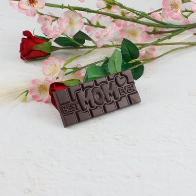 Foto van Chocolade reep - Best Mom Ever 50 gram - Suikervrij