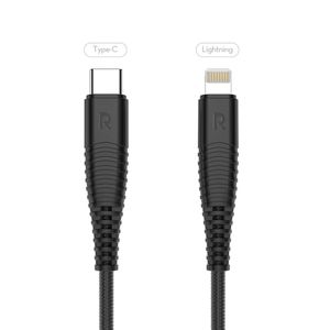 Foto van RAVPower Type-C to Lightning Ultra Strong Braided Cable