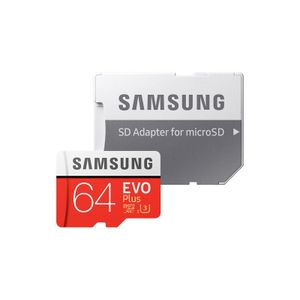 Foto van Samsung 64GB microSD EVO Plus 60MB/s met adapter