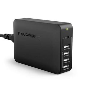 Foto van Ravpower 60W 5-Port USB Desktop Charger With USB-C PD