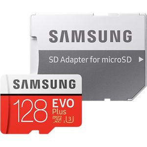 Foto van Samsung 128GB microSD EVO Plus 100MB/s met adapter