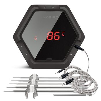 Foto van Inkbird IBT-6XS Slimme Vleesthermometer met LCD en Bluetooth