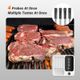 Afbeelding van INKBIRD INT-14-BW LUXE White Edition Draadloze Vleesthermometer met 4 Sondes