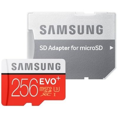 Afbeelding van Samsung 256GB microSD EVO Plus 100MB/s met adapter