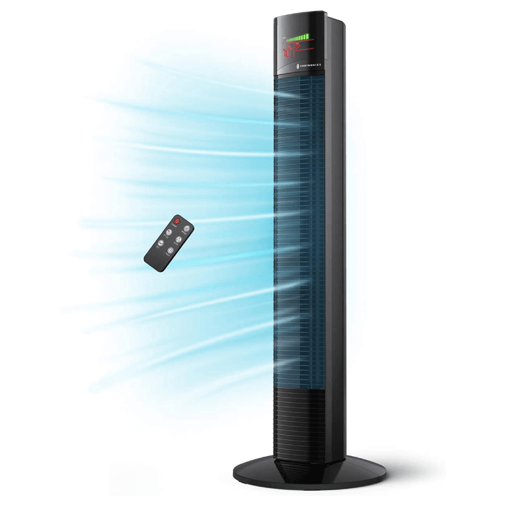 Taotronics Tt Tf002 Oscillating Tower Fan With Remote Quiet Cooling