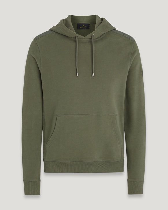 Belstaff Jarrow Hoodie Pewter Green Belstaff Jarrow Hoodie Pewter Green
