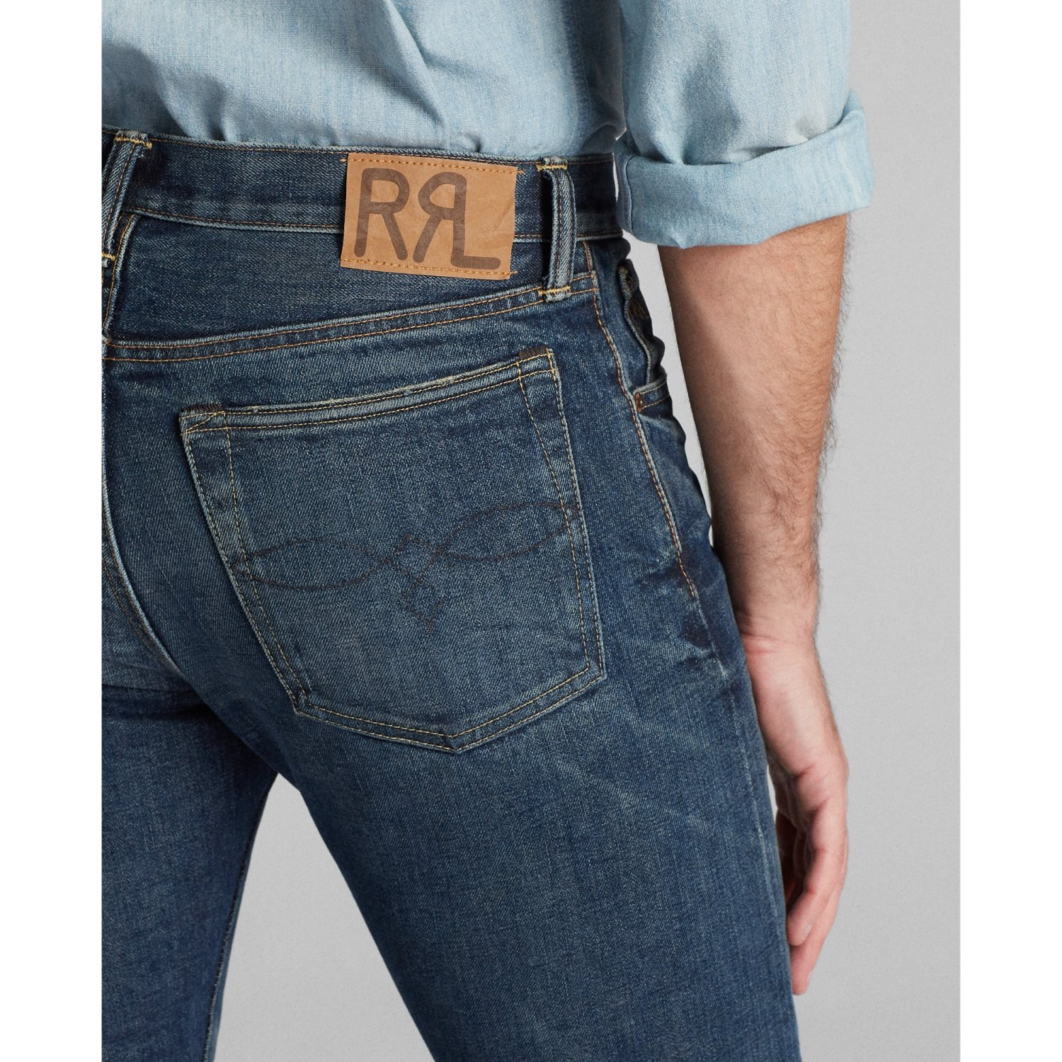 Afbeelding van Ralph Lauren Slim Narrow RRL 5 Pocket Jeans