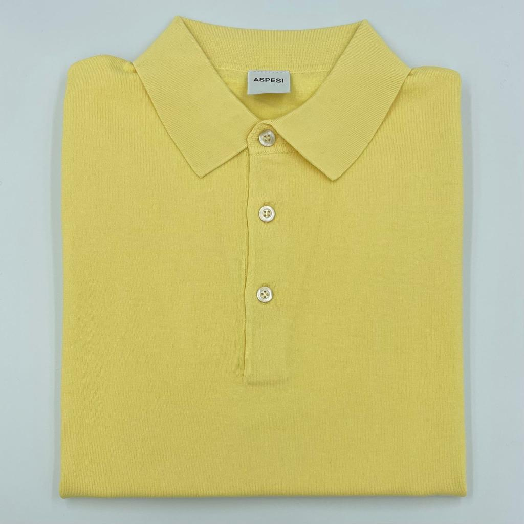 Aspesi Polo Jersey Yellow