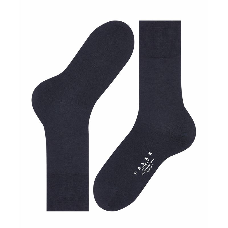 Falke Airport Dark Navy Sokken Falke Airport Dark Navy Sokken