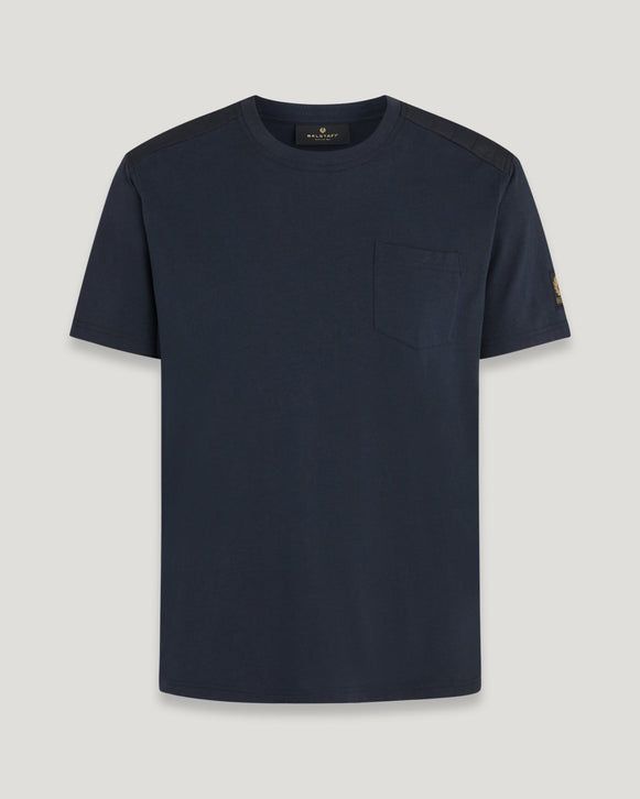 Belstaff Racing T-Shirt Cotton Jersey Dark Ink Belstaff Racing T-Shirt Cotton Jersey Dark Ink