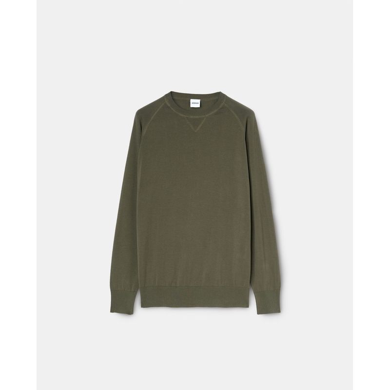 Aspesi Sport Knit Felpa Army Aspesi Sport Knit Felpa Army